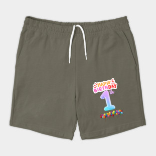 Happy Birthday 1th Shorts