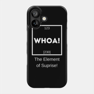 Whoa! The Element of Suprise Phone Case