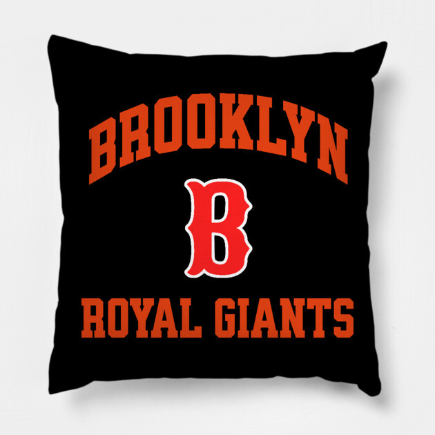 Brooklyn Royal Giants Negro League Baseball Pillow by UrbanLifeApparel