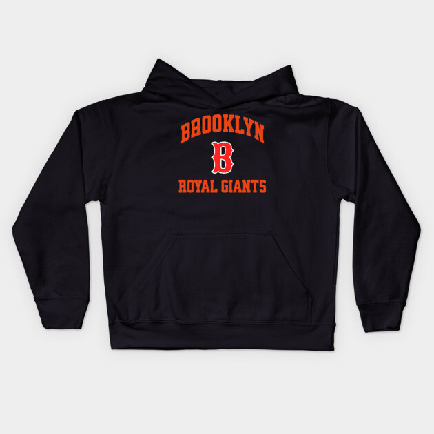 Brooklyn Royal Giants Negro League Baseball Kids Hoodie by UrbanLifeApparel