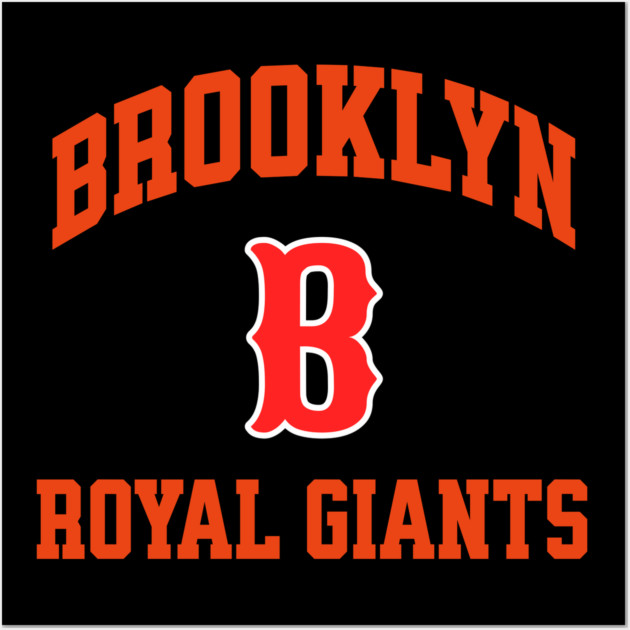 Brooklyn Royal Giants Negro League Baseball Wall Art by UrbanLifeApparel