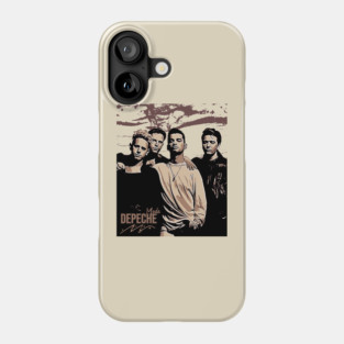 Depeche mode //Brown Vintage Phone Case