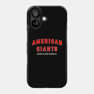 Chicago American Giants - Negro League Baseball Phone Case