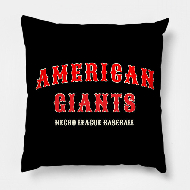 Chicago American Giants - Negro League Baseball Pillow by UrbanLifeApparel