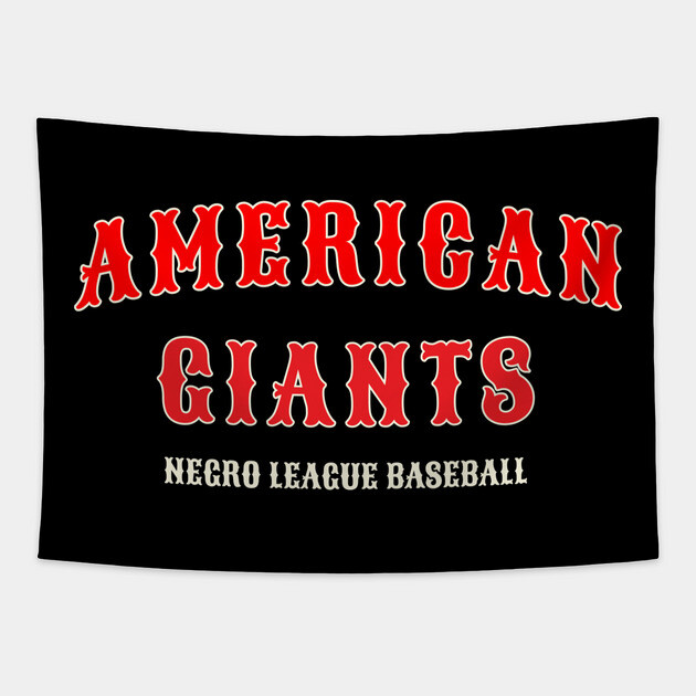 Chicago American Giants - Negro League Baseball Tapestry by UrbanLifeApparel