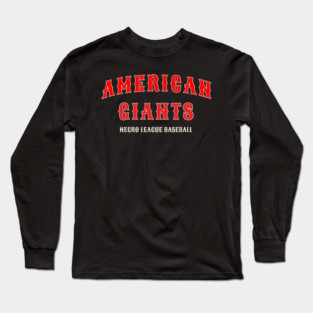 Chicago American Giants - Negro League Baseball Long Sleeve T-Shirt