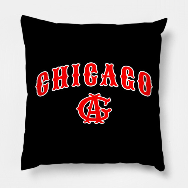 Chicago American Giants Negro League Baseball Pillow by UrbanLifeApparel