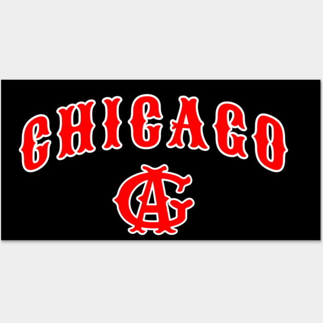 Chicago American Giants Negro League Baseball Wall Art by UrbanLifeApparel