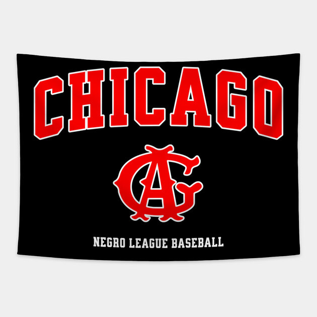 The Chicago American Giants Negro League Baseball Tapestry by UrbanLifeApparel
