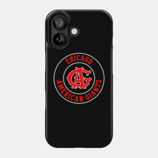 The Chicago American Giants Circle Logo Negro League Baseball Phone Case
