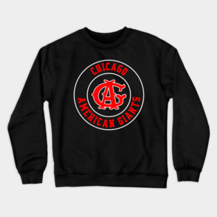 The Chicago American Giants Circle Logo Negro League Baseball Crewneck Sweatshirt