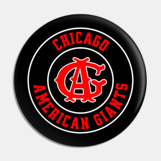The Chicago American Giants Circle Logo Negro League Baseball Pin