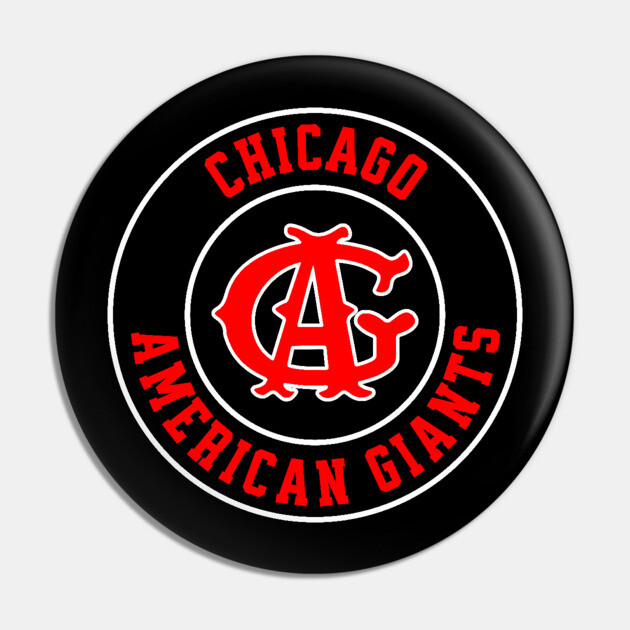 The Chicago American Giants Circle Logo Negro League Baseball Pin by UrbanLifeApparel
