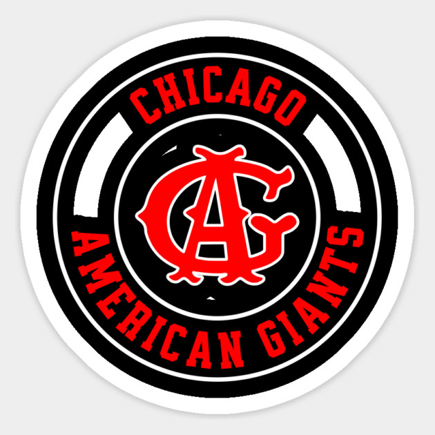 The Chicago American Giants Circle Logo Negro League Baseball Magnet by UrbanLifeApparel