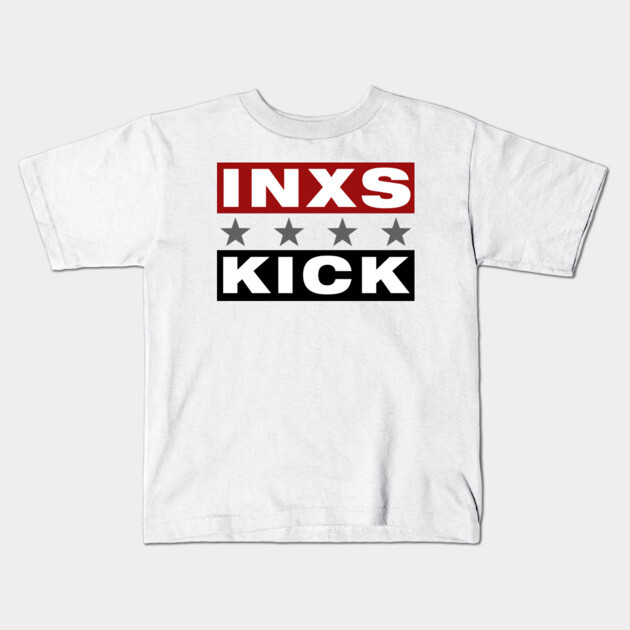 INXS kick Kids T-Shirt by Timeless Chaos
