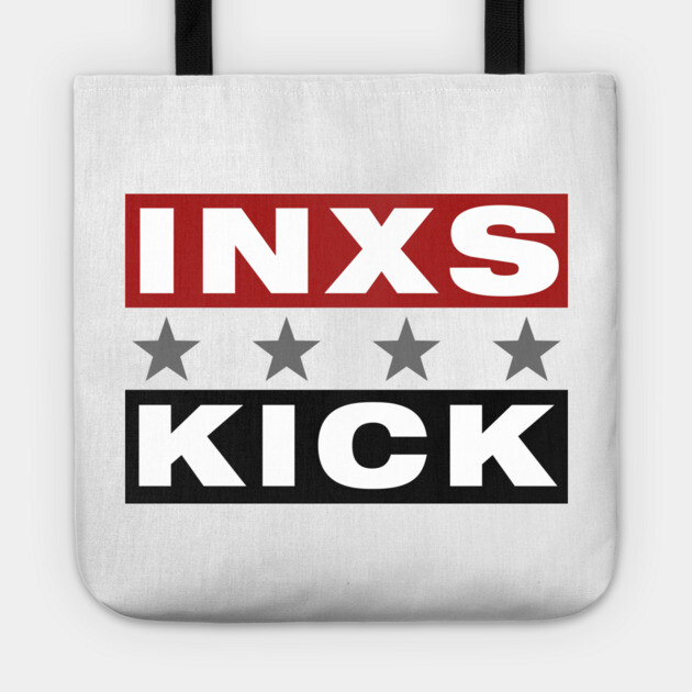 INXS kick Tote by Timeless Chaos