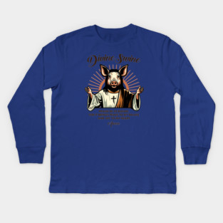DIVINE SWINE Kids Long Sleeve T-Shirt