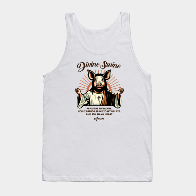 DIVINE SWINE Tank Top by artslaves