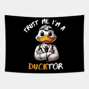 Trust Me, I’m a Ducktor Tapestry