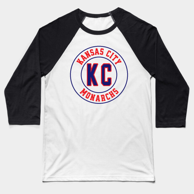 KC - Kansas City Monarchs Negro League Baseball Baseball T-Shirt by UrbanLifeApparel