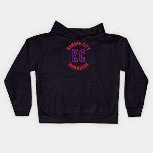 KC - Kansas City Monarchs Negro League Baseball Kids Hoodie