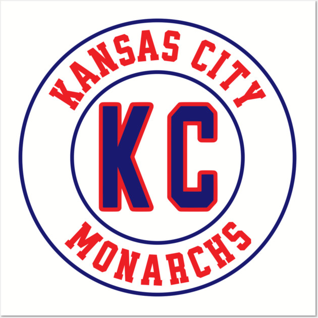 KC - Kansas City Monarchs Negro League Baseball Wall Art by UrbanLifeApparel