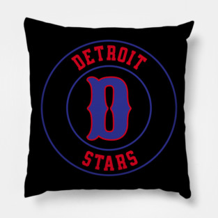 The Detroit Stars Negro League Baseball Pillow