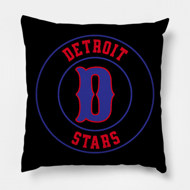 The Detroit Stars Negro League Baseball Pillow by UrbanLifeApparel