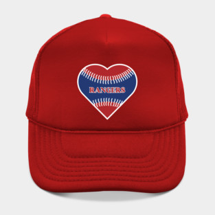 Heart Shaped Texas Rangers Baseball Hat