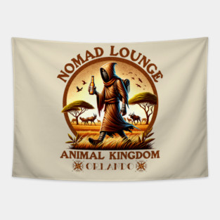 Nomad Lounge II Orlando Florida Theme Park Bar Tapestry