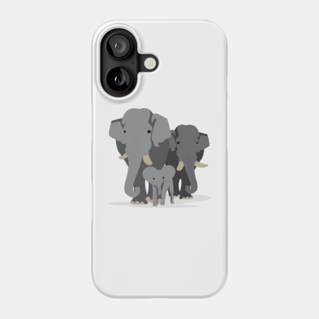 Elephant Family Phone Case by DickinsonDesign