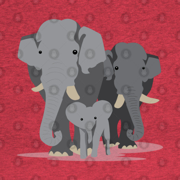 Elephant Family by DickinsonDesign