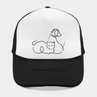 Cat and Dog Simple Hat