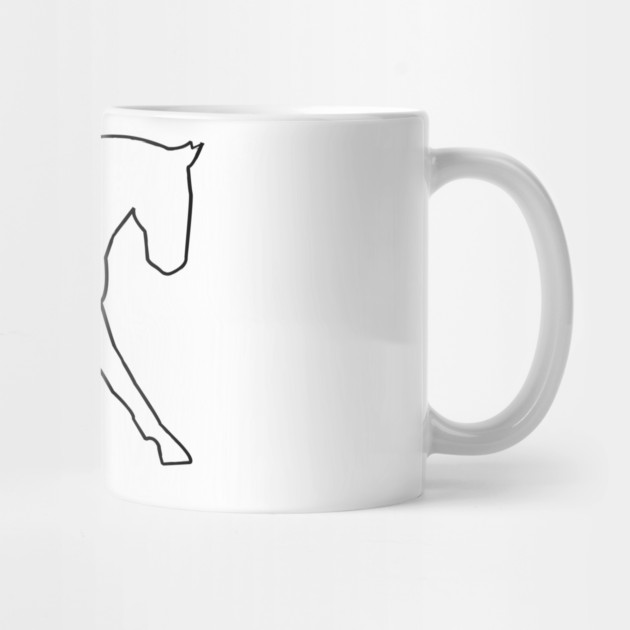 Dressage Line Art by DickinsonDesign