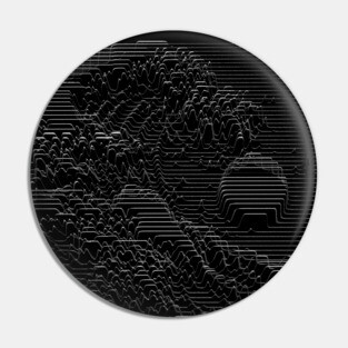 Unknown Pleasures: The Great Wave Pin
