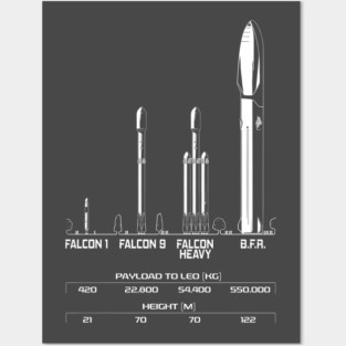 Big F***ing Rocket (BFR) - SpaceX - Elon Musk Posters and Art