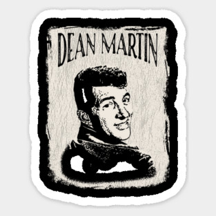 Vintage Dean Martin Sticker