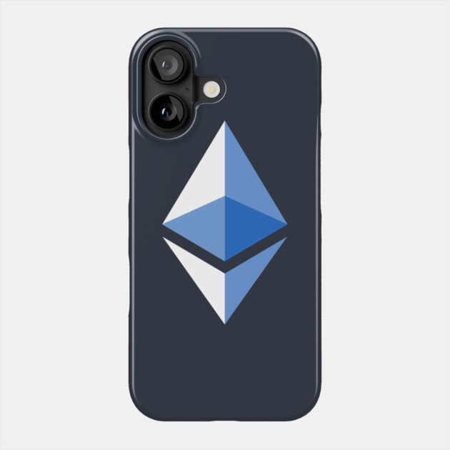 Ethereum Logo Phone Case by dumbshirts