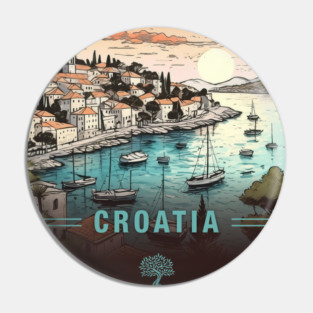 Croatia Pin