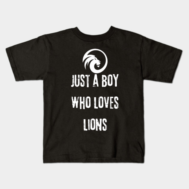 Lion Lover Kids T-Shirt by BlackMeme94