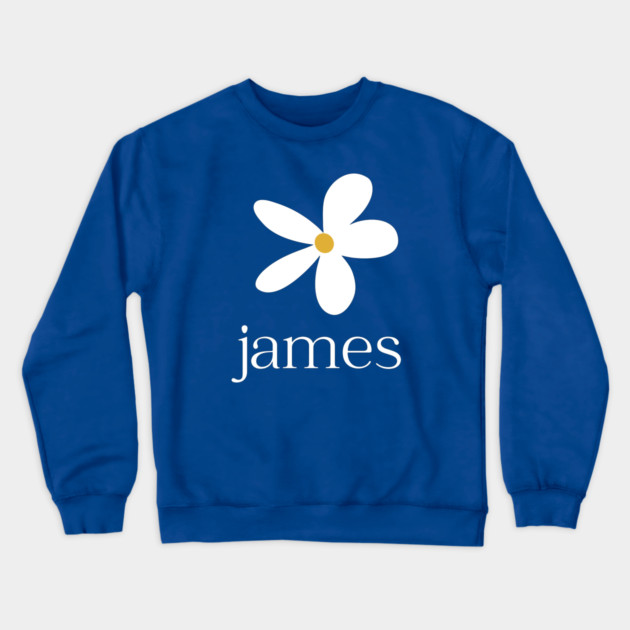 James Band Flower Crewneck Sweatshirt by Timeless Chaos