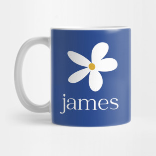 James Band Flower Mug