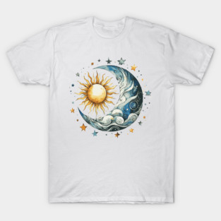 Magical Sun, Moon and Stars T-Shirt