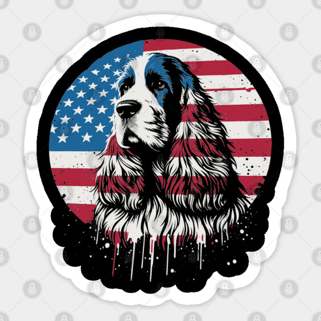 American Cocker Spaniel Sticker by JessArty