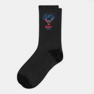 An American Werewolf in London Socks