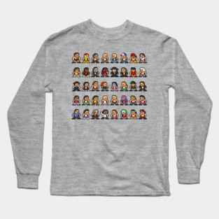 8-bit Wrestling! Long Sleeve T-Shirt