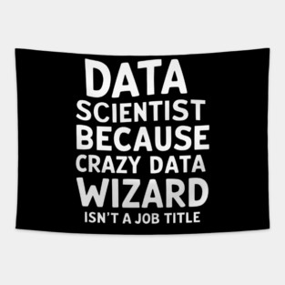 Data Scientist: Because Crazy Data Wizard Isn't a Job Title Tapestry
