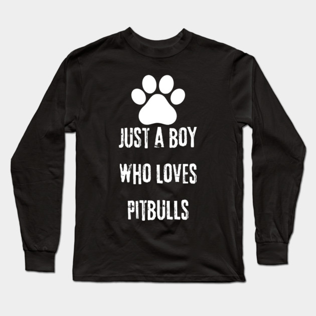 Pitbull Lover Long Sleeve T-Shirt by BlackMeme94