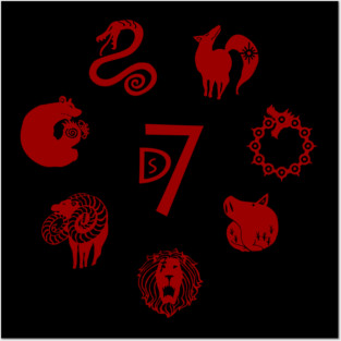 Seven deadly sins Posters and Art