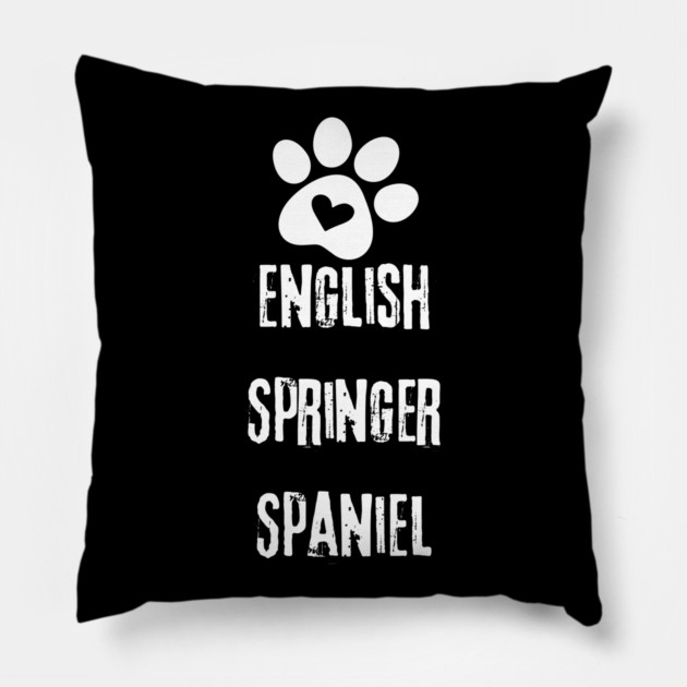 English Springer Spaniel Pillow by BlackMeme94